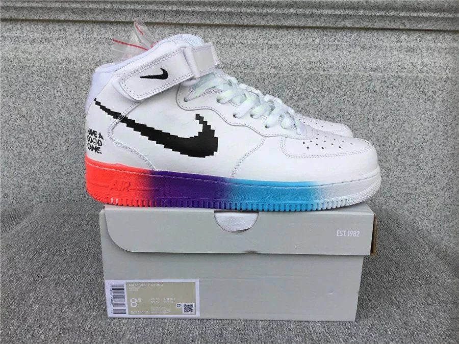 Nike Air Force 1 High shoes New All-Match Trendy Men's Casual Sports Shoes=