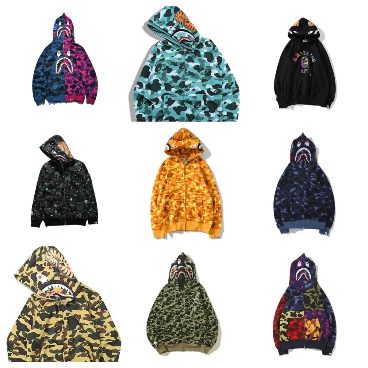 Bape Hoodie Trendy Fashion Sweater Coat