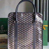 Goyard Bag Top version 【Maximum Version】Gojia New Product Bourgogne Vertical Briefcase Newspaper Bag New Men's Portable Tote Bag Briefcase Handbag