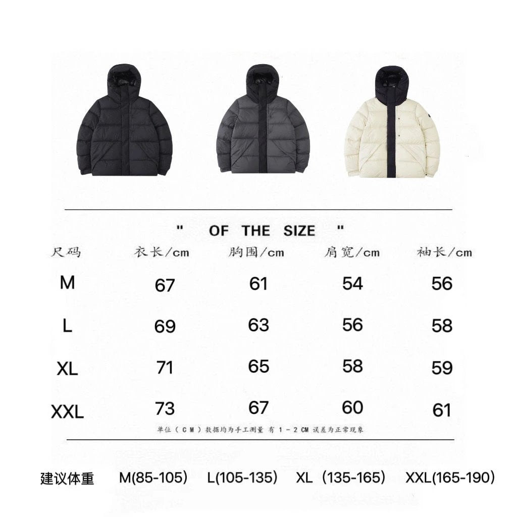 Moncler Down Jackets Meng Black Warrior down Cotton Jacket Coat Men and Women Loose Cotton Coat Winter New Thickened Warm Waterproof Cotton-Padded Jacket Fashion