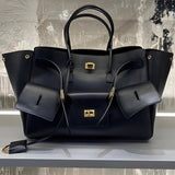 Balenciaga Bag Top version 【Treasure Item】24New Belaie Tote Bag Tote Medium Women's One Shoulder Handbag Shopping Bag Mummy Bag Travel Essential Unisex