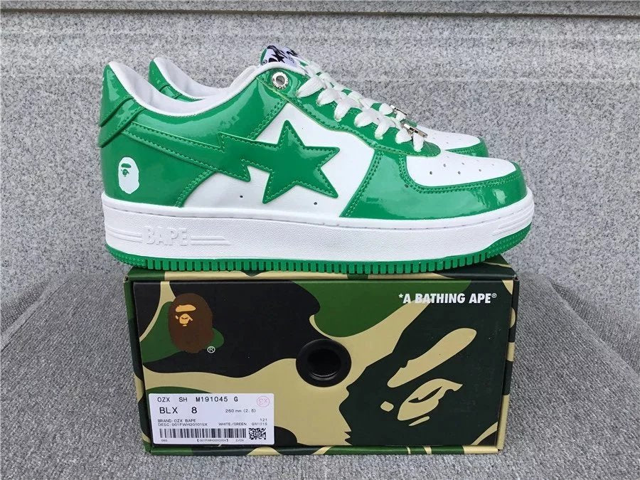 Bape Shoes New All-Match Trendy Men's Casual Sports Shoes