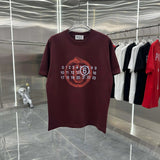Maison Margiela T-shirt Unique Chest Print logo round Neck Short Sleeve25ss New pure cotton T Unisex T-Shirt OS Drop Shoulder Loose Fit Base Shirt Top T-Shirt Short Sleeve