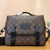 Louis Vuitton LV Men's Bag Top version 【Version】2024New Trail Messenger Bag M46972Presbyopic/Black mini No. Portable Messenger Bag Men's Handbag Messenger Bag Shoulder Bag Men's and Women's Bags M46972M83613M47060