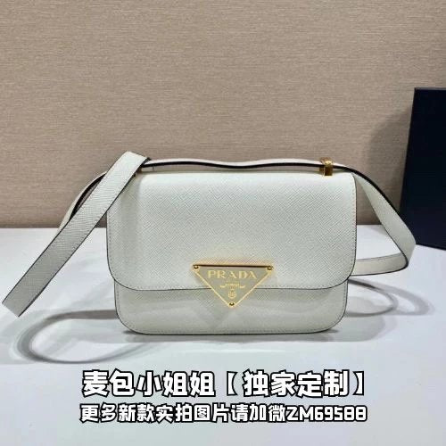 PRADA Bag Top version Original Order2022Autumn and Winter New Series Latest Stewardess Bag Imported Cross Pattern Cowhide Triangle Logo Badge Retro Flap Bag Flap Bag Handbag Hand Bag Backpack Shoulder Bag Messenger Bag Women's Bag Women's Bag1BD320