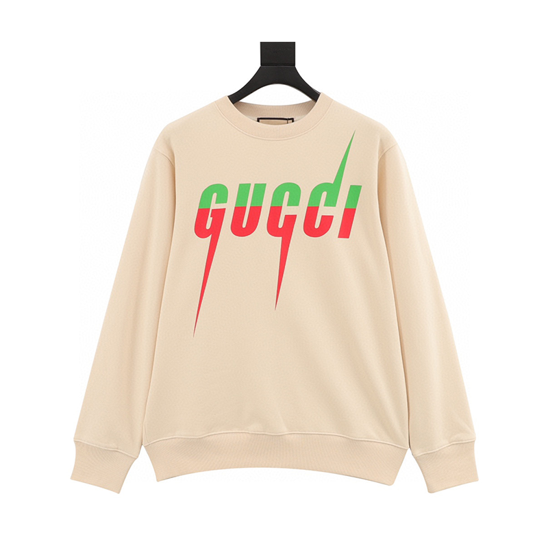 Gucci Hoodie Classic Lightning Print Sweater for Men and Women