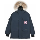 Canada Goose Down Jacket Top Version08Parka Couple Workwear down Jacket Men's and Women's Mid-Length2024Winter Ski Suit