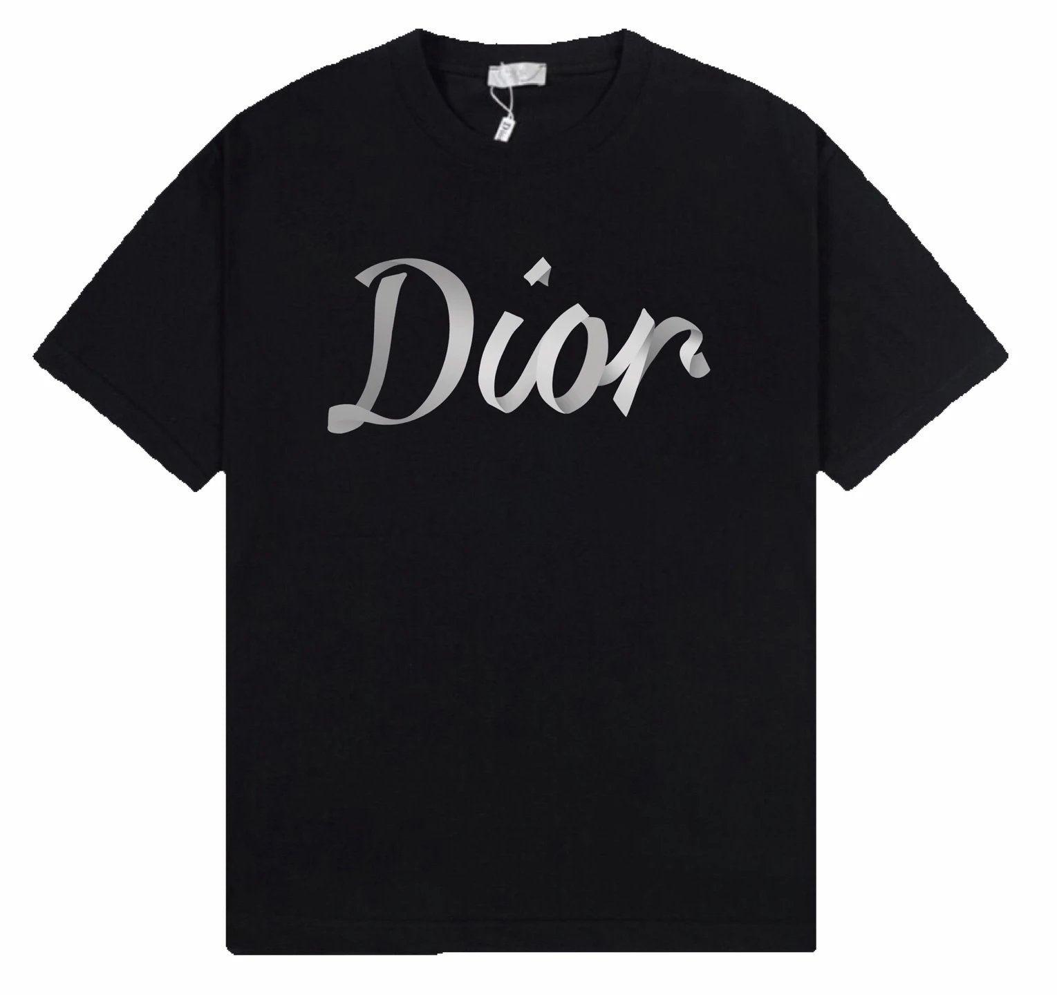Dior T-shirt Unique Letter Print on the Chest logo round Neck Short Sleeve25ss New pure cotton T Unisex T-Shirt OS Loose Fit Base Shirt Top Half Sleeve T-Shirt