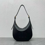 Celine women's bag Top version 【Original Factory】2024Early Spring New HELOISE New Soft Cow Leather Handbag hobo Bag Underarm Bag Shoulder Bag Arc De Triomphe Large logo Printing hobo Backpack114713