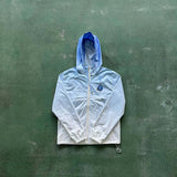 Trapstar jackets Autumn New Arrival American Hipster Light Blue Gradient Long Sleeve Hooded Jacket Wind Coat