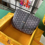 Goyard Bag Top version 2021New Men's Bag Women's Bag Printed Men's and Women's Single Buckle Small Size Shoulder Crossbody Messenger Bag Men