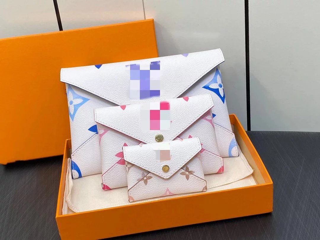 Louis Vuitton LV Wallets/Clutches Top version 【Overseas Surrogate Shopping】23New M82390Three-Piece Clutch Series P0chetteK1irigami Coin Purse Three-in-One Clutch Purse