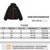 LOEWE Down Jacket 24Angran Joint Name Orange Zipper Hooded down Jacket Men and Women Same Style