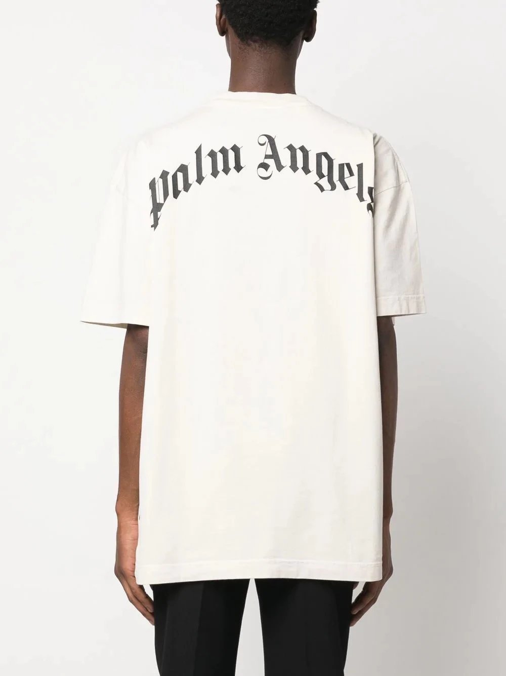 Palm Angels T-shirt Top Version Skull Printed Short Sleeve Loose European and American High Street Fashion Brand Casual T Summer Shirt