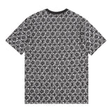Louis Vuitton LV T-shirt Allover Old Floral Jacquard logo round Neck Short Sleeve25ss New Pure Cotton Unisex Style T T-shirt OS Loose Fit Base Shirt Top Half Sleeve T-Shirt