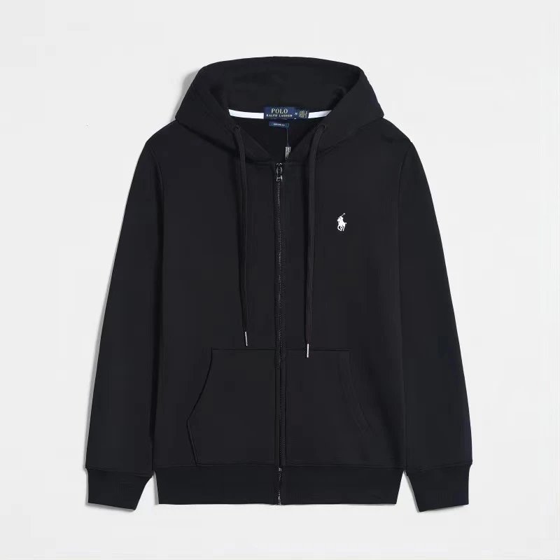 Ralph Lauren Hoodie Zipper Pullover Embroidery Sweatshirt and Sweatpants