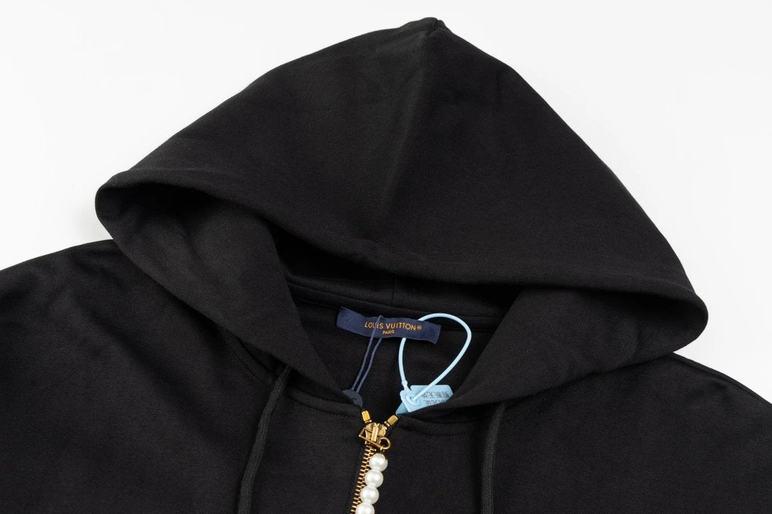 Louis Vuitton LV Hoodie Zipper Hoodie Sweatshirt Jacket Hoodie Top Unisex Sports Casual OS Loose fit versatile style