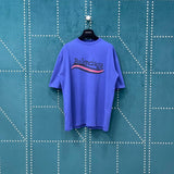 Balenciaga T-shirt Chest Graffiti Cola Print logo round Neck Short Sleeve25ss New Pure Cotton Unisex Style T T-shirt OS Loose Fit Base Shirt Top Half Sleeve T-Shirt