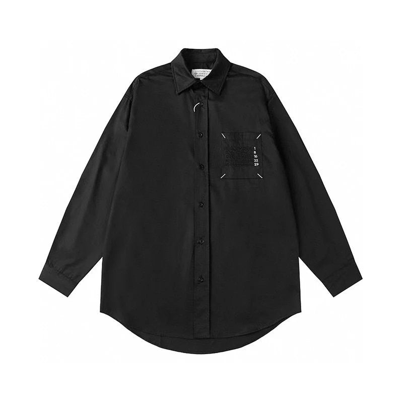 Maison Margiela Shirt Top Version Style24New520Valentine's Day Limited Loose Casual Shirt Same Style for Men and Women