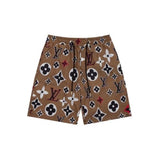Louis Vuitton LV Shorts Full Print Rendering logo Beach Shorts Five-Point Shorts os Loose Quick-Dry Unisex Casual Trendy Brand Big Shorts25ss New Product5Pants