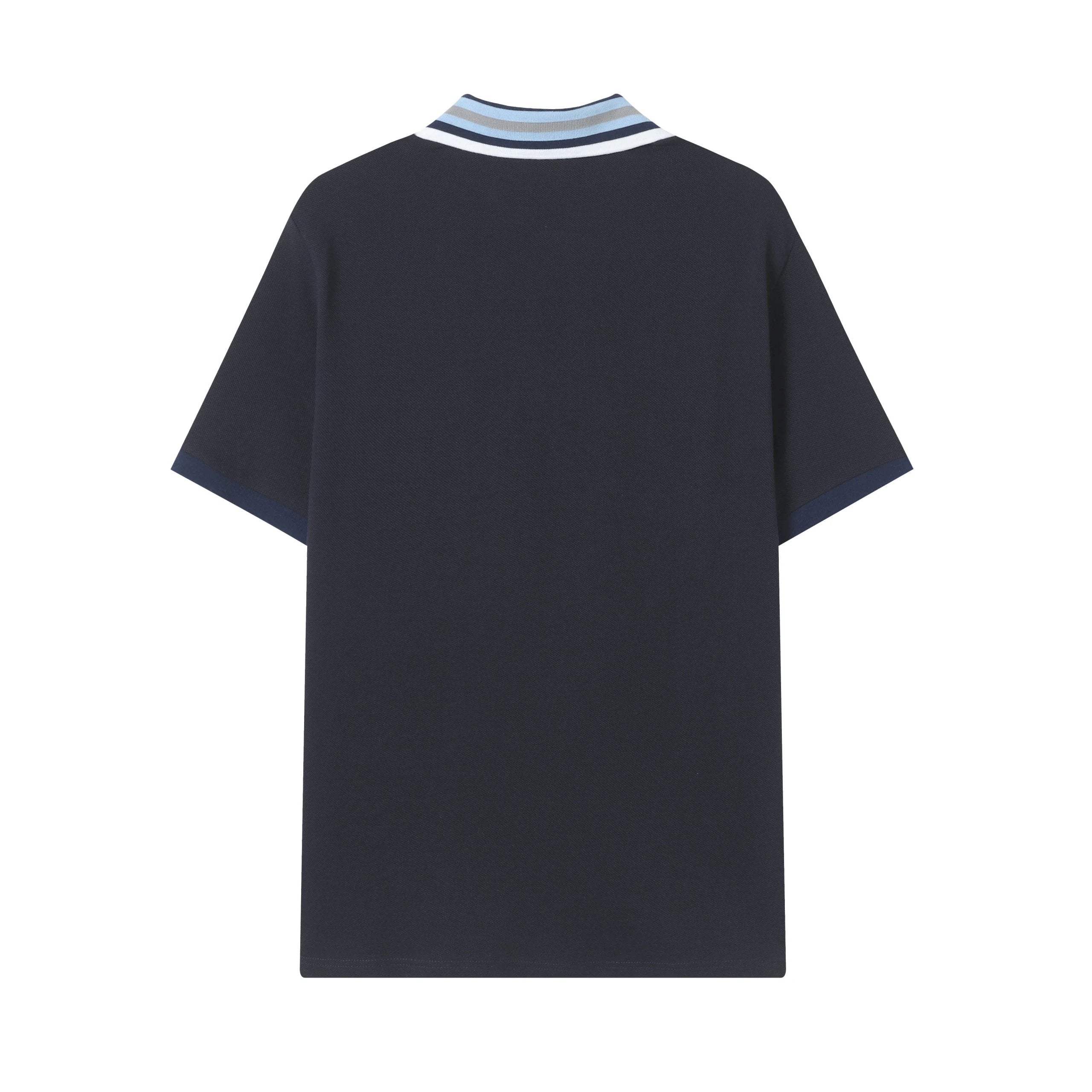 Gucci T-shirt Color-Block Chest Micro-Embroidery logoPOLO Shirt Lapel Short Sleeve25ss New Unisex Summer Short Sleeve OS Loose T Business Half Sleeve Shirt Plus Size T-Shirt