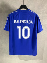 Balenciaga T-shirt Back Mamba10Printed Number logo round Neck Short Sleeve25ss New Pure Cotton Unisex Style T Casual T-Shirt Base Layer Shirt OS Loose Fit Half Sleeve Top Plus Size