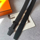 Hermes Belt Top version Men's Belt3.8CM Import togo Leather Double-Sided Lychee Pattern Can Be Used on Both Sides Belt Stainless Steel Hardware H Home Belt togo Leather belt H Belt Loop Business Casual All-Match H Buckle Belt