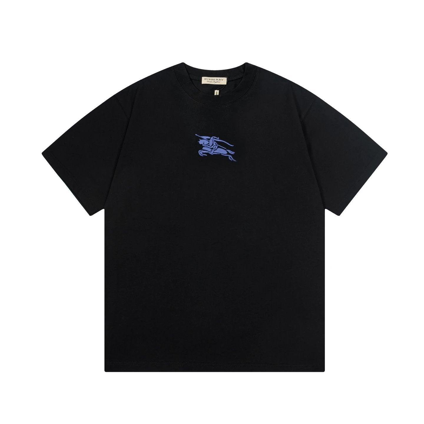 Burberry T-shirt Letter Embroidery logo round Neck Short Sleeve25ss New pure cotton T Unisex T-Shirt OS Loose Fit Base Shirt Top Half Sleeve T-Shirt