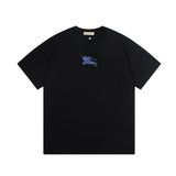 Burberry T-shirt Letter Embroidery logo round Neck Short Sleeve25ss New pure cotton T Unisex T-Shirt OS Loose Fit Base Shirt Top Half Sleeve T-Shirt