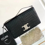 Celine women's bag Top version 【Ceiling Level】2022Autumn and Winter New Underarm Bag trapezetriomphe Retro Arc De Triomphe Underarm Bag Clutch Shoulder Bag Genuine Leather Bag Women's Bag