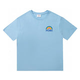 NOAH T-shirt Top Version19ss Rainbow Store Limited Short Sleeve Men and Women T T-shirt round Neck Couple Fashion