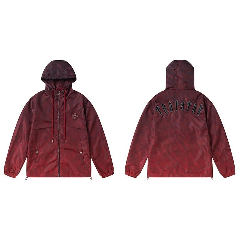 Trapstar jackets Autumn and Winter American Letter Embroidered Windbreaker Shell Jacket Men and Women Casual Jacket Coat Tide
