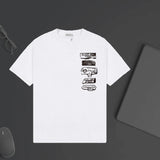 Dior T-shirt Chest Letter Print logo round Neck Short Sleeve25ss New pure cotton T Unisex T-Shirt OS Loose Fit Base Shirt Top Half Sleeve T-Shirt