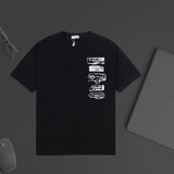 Dior T-shirt Chest Letter Print logo round Neck Short Sleeve25ss New pure cotton T Unisex T-Shirt OS Loose Fit Base Shirt Top Half Sleeve T-Shirt
