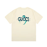 Gucci T-shirt Year of the Snake Limited Edition Letter Print logo round Neck Short Sleeve25ss New pure cotton T Unisex T-Shirt OS Loose Design Top Bottoming Shirt Half-Sleeve T-shirt