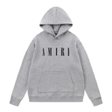 Amiri Hoodie 2024Autumn and Winter New Letters logo Printed Pullover Hoodie for Men and Women