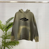 Balenciaga Hoodie Fleece Lined Thickened Hooded Sweatshirt Jacket Top Unisex Sports Casual Loose Fit Versatile