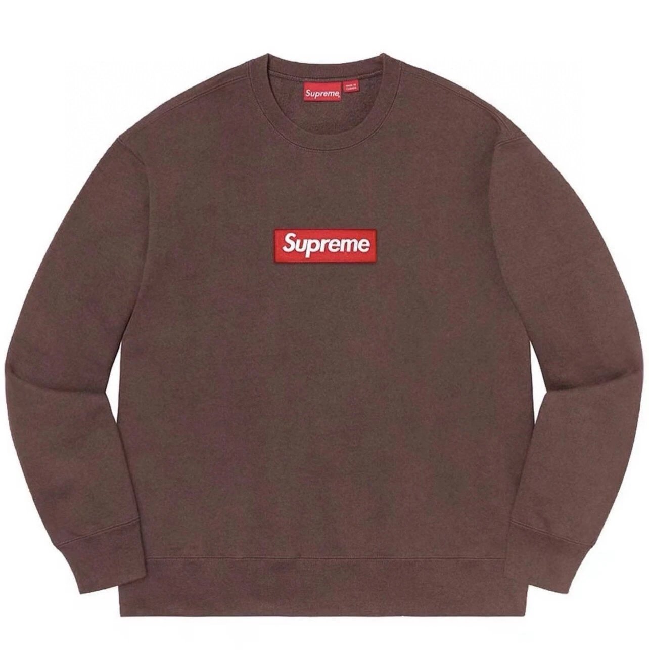 Supreme Hoodie Top Version Sweater Classic Bogo Letter Embroidered Crew Neck Sweater