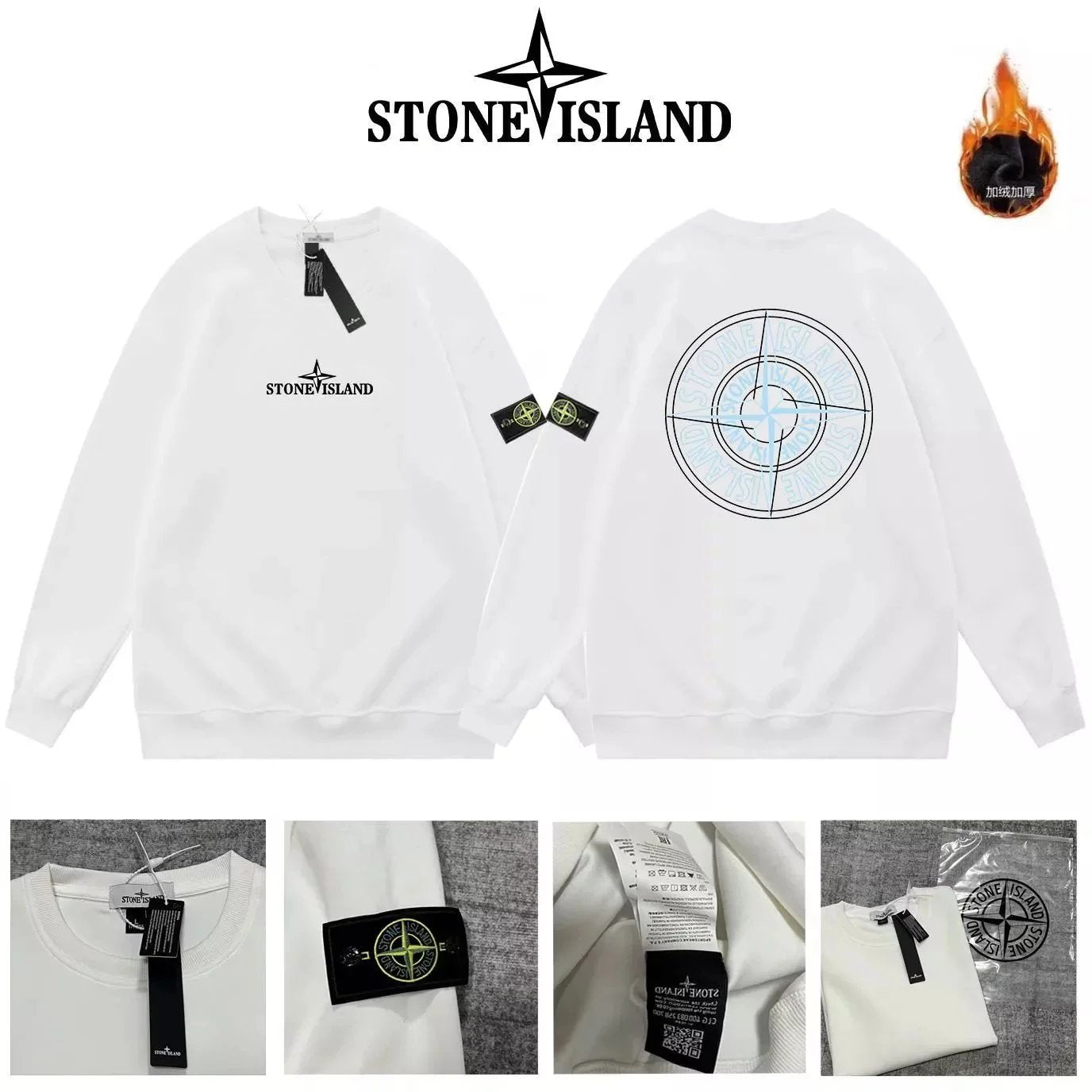 Stone Island Hoodie High Street Fashion Brand Long Sleeve T T-shirt Sweater1-40