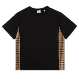 Burberry T-shirt Chest B Letter Embroidery Plaid Patchwork logo round Neck Short Sleeve25ss New Pure Cotton Unisex Style T T-shirt OS Loose Fit Base Shirt Half Sleeve T-Shirt Top Half Sleeve