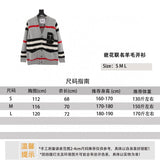 Burberry Sweater Mosaic Joint-Name Wool Cardigan for Men and Women