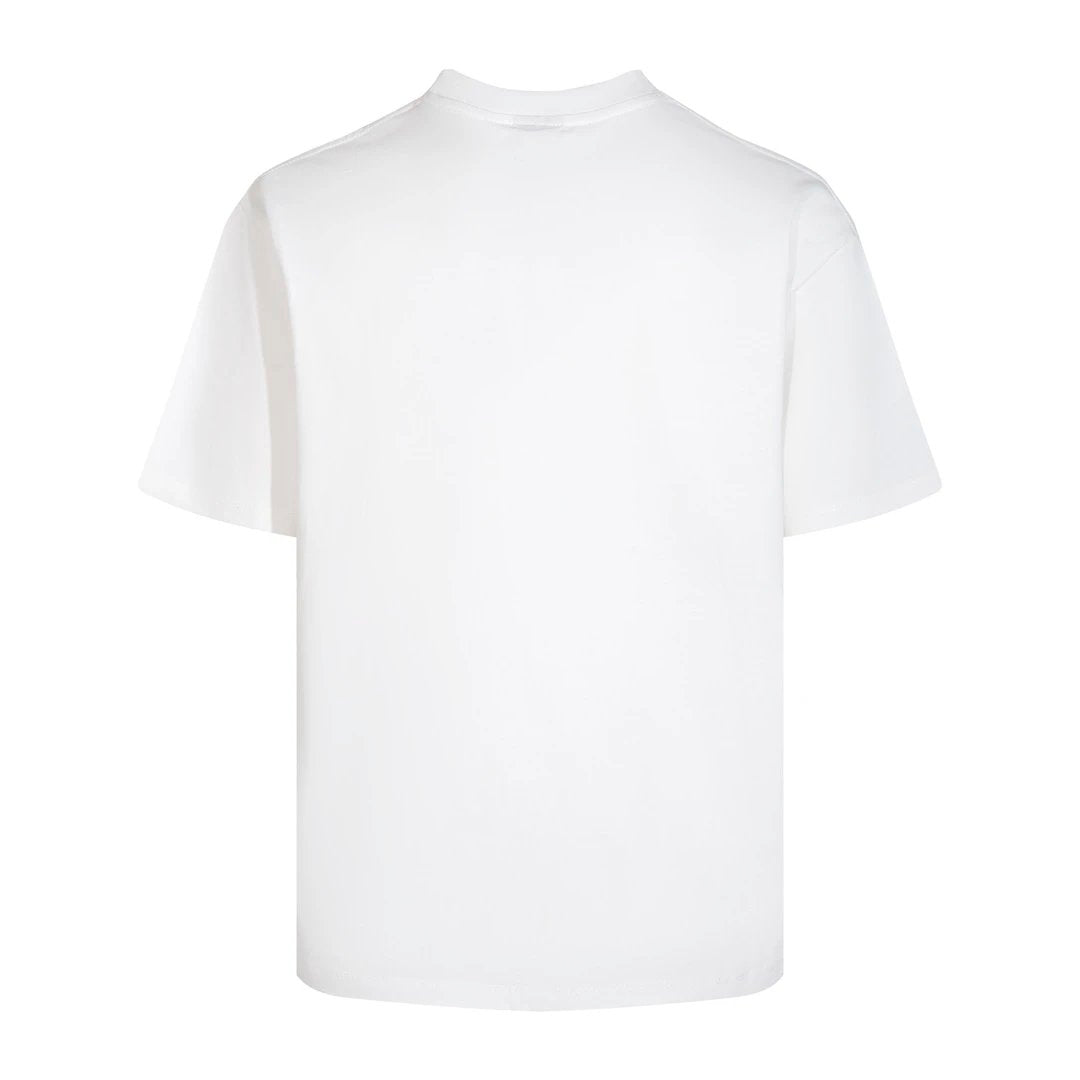 Balenciaga T-shirt Chest Letter Pattern Print logo round Neck Short Sleeve25ss New Pure Cotton Unisex Style T T-shirt OS Loose Fit Base Shirt Half Sleeve T-Shirt Top Half Sleeve