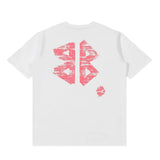 Balenciaga T-shirt Front and Back Crayon Letter Print logo round Neck Short Sleeve25ss New Pure Cotton Unisex Style T T-shirt OS Loose Fit Base Shirt Half Sleeve T-Shirt Top Half Sleeve