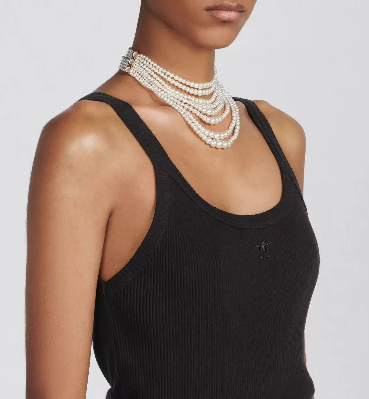 Dior T-shirt Women's Vest T Sleeveless Versatile Casual Vest