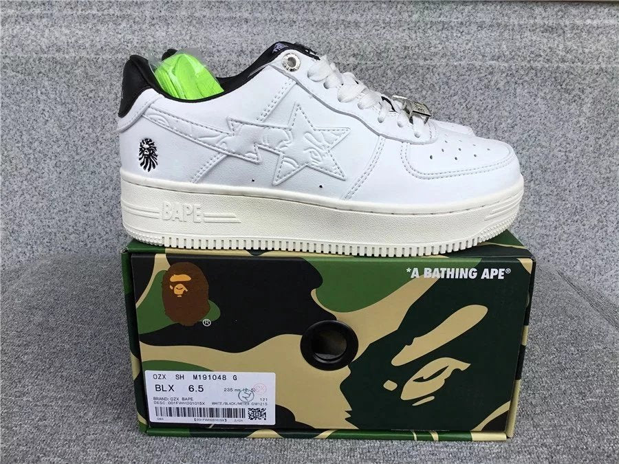 Bape Shoes New All-Match Trendy Men's Casual Sports Shoes