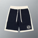 LOEWE Shorts Front and Rear Brand Embroidery Pattern logo Five-point Shorts25ss New Drawstring Casual Summer Pants American Style5Two-in-One Casual Sweatpants for Men and Women, Pure Cotton Joggers