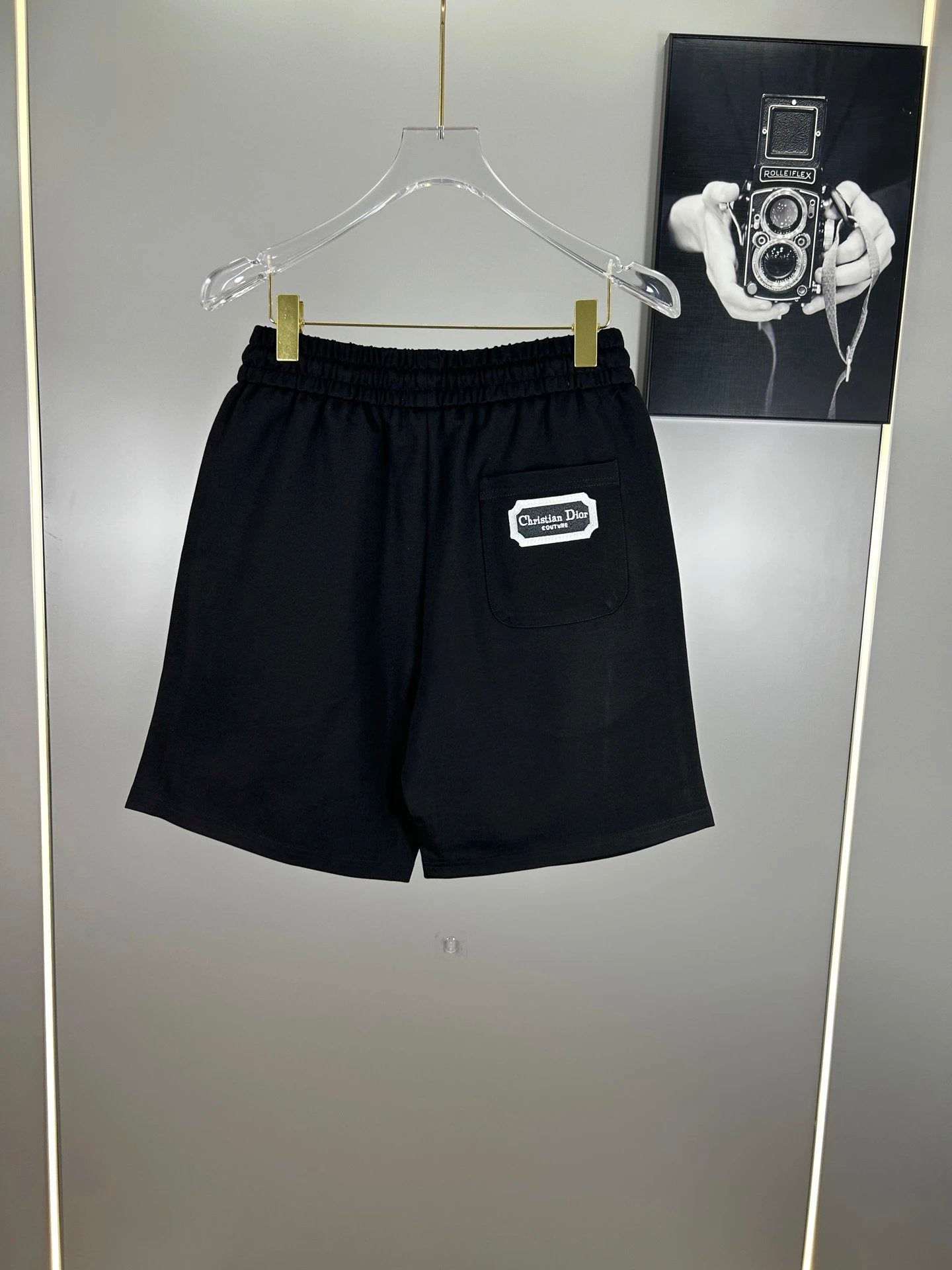 Dior shorts Front Body Little Bee Embroidery logo Five-point Shorts25ss New Drawstring Casual Summer Pants American Style5Two-in-One Casual Sweatpants for Men and Women, Pure Cotton Joggers