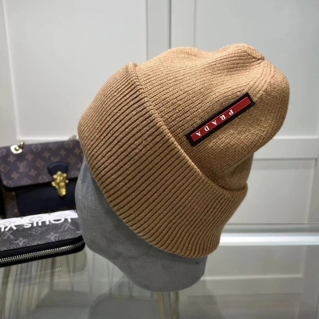 PRADA Hat Fashion Trend Woolen Cap