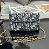 Dior Women's Bag Top version New BOBBYEAST-WEST Chain Bag Handbag Shoulder Bag Messenger Bag Handbag Clutch Women's Bag