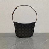 Celine women's bag Top version 【Original Factory】2023New Retro Underarm Bag Shoulder Vegetable Basket Bag Bucket Bag Shoulder Bag Handbag New Women's Bag112273